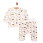 HelloBaby Yenidoğan Zıbın-Rahat Bel Patiksiz Alt 2li Takım Unisex