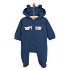 HelloBaby Yenidoğan Kapüşonlu Tulum Erkek Bebek