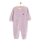 HelloBaby Kız Kadife Patiksiz Tulum Kız Bebek