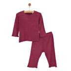 HelloBaby Kaşkorse Uzun Kol Pijama Takımı Kız Bebek