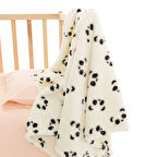 Mollia Panda Baskılı Unisex Wellsoft Battaniye Unisex