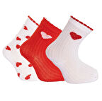 HelloBaby Kız 3lü Soket Çorap Kız Bebek