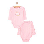 HelloBaby Kız 2li Uzun Kol Body Kız Bebek