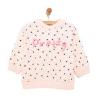 HelloBaby Basic Az Şardonlu Aslan Desenli Sweatshirt Kız Bebek