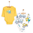 HelloBaby Erkek 2li Uzun Kol Body Erkek Bebek