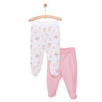 HelloBaby Yenidoğan Geniş Bel  Meyve Desenli 2li Patikli Alt Kız Bebek