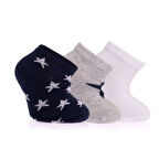 HelloBaby Unisex 3'lü Bilek Çorap Unisex