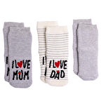 HelloBaby Kız 3lü Havlu Çorap Kız Bebek