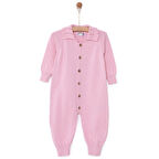 HelloBaby Yenidoğan Kız Triko Patiksiz Tulum Kız Bebek