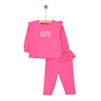 HelloBaby Basic Kız Kaşkorse Bluz-Tayt Takım Kız Bebek