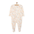 HelloBaby Yenidoğan Kız  Organik Patikli Tulum Kız Bebek