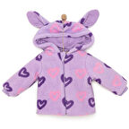 HelloBaby Basic Kız 3D Kulaklı Welsoft Mont Kız Bebek