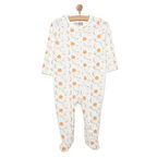 HelloBaby Yenidoğan Kız  Organik Patikli Tulum Kız Bebek