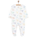 HelloBaby Yenidoğan Erkek  Patikli Tulum Erkek Bebek