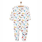 HelloBaby Yenidoğan Erkek  Patikli Tulum Erkek Bebek