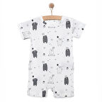 HelloBaby Yenidoğan Erkek Kısa Tulum Erkek Bebek