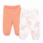 HelloBaby Basic Kız Deniz Yıldızı Desenli 2li Patiksiz Alt Kız Bebek