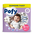 Pofy Junior 5 Numara Bebek Bezi 100 Adet