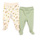 HelloBaby Yenidoğan Geniş Bel   2li Patikli Alt Erkek Bebek