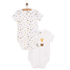 HelloBaby Unisex 2li Kısa Kol Body Unisex