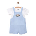 HelloBaby Yenidoğan Şort Salopet-Tshirt
