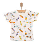 HelloBaby Basic Erkek Kaykay Baskılı T-Shirt Erkek Bebek