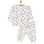 HelloBaby Kız Unicorn Desenli Uzun Kol Pijama Takımı
