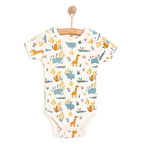 HelloBaby Hayvan Desenli Kısa Kol Body