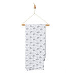 Little Dreams Yıldız Bulut Kuzu Desenli Unisex Müslin Battaniye Unisex