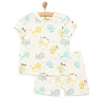 HelloBaby Erkek Bisiklet Yaka Kısa Kol Pijama Takımı