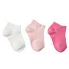 HelloBaby Kız 3'lü Bilek Çorap Kız Bebek