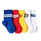 HelloBaby Unisex 5'li Soket Çorap Unisex