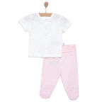 Bebetto Yenidoğan Mini Heart Kız Hırka-Patikli Alt Kız Bebek