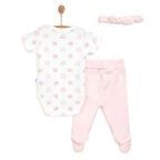 Bebetto Flowers Kız Bandana-Body-Alt Kız Bebek