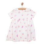 HelloBaby Basic Kız Çiçek Desenli Elbise Kız Bebek