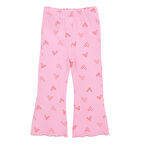 HelloBaby Kız Kalp Desenli İspanyol Paça Kaşkorse Tayt Kız Bebek