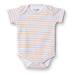 HelloBaby Erkek Bebek Kısa Kol Body Çıtçıtlı Zarf Yaka