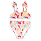 HelloBaby Meyveler Baskılı Kız Bikini Takımı Kız Bebek