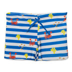 HelloBaby Çizgili Yengeç Desenli Erkek Boxer Mayo Erkek Bebek