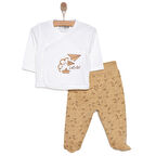 HelloBaby Unisex Hardal Zıbın-Patik Alt Unisex