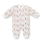 HelloBaby Erkek Bebek Uyku Tulumu 2.5 Tog İnterlok Bisiklet Yaka Uzun Kol Ribanalı Paça