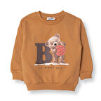HelloBaby Ayıcık Baskılı Sweatshirt Erkek Bebek