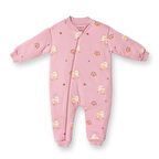 Little Plane Kız Bebek Uyku Tulumu Fermuarlı 2.5 Tog Bisiklet Yaka Uzun Kol Patiksiz Paça