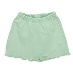 HelloBaby Kız Bebek Etek Sun Flower Reçme Paça Yeşil