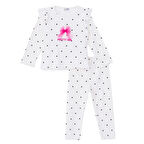 HelloBaby Kız Bebek Sweatshirt - Tayt Motto Girl Bisiklet Yaka Uzun Kol Reçme Paça