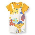 HelloBaby Yenidoğan Şort Salopet-Tshirt
