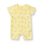 HelloBaby Kız Bebek Kısa Tulum Bisiklet Yaka Kısa Kol