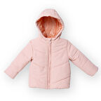 HelloBaby Kız Bebek Mont Fermuarlı Uzun Kol