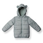 HelloBaby Kız Bebek Mont Fermuarlı Uzun Kol