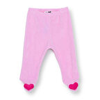 HelloBaby Kız Bebek Yenidoğan Kadife Patikli Alt